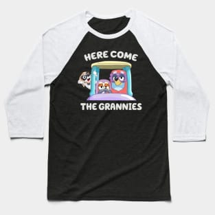 Here Come The Grannies - Bluey Baseball T-Shirt